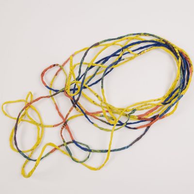 Necklace textile colors