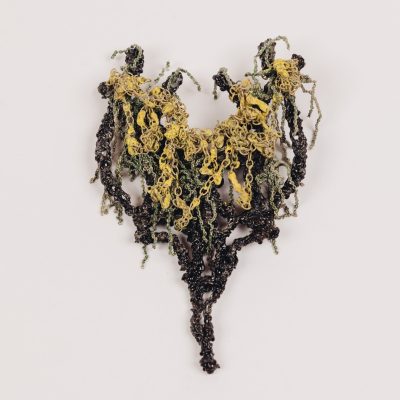 Brooch, Chained Interpretations Mimosa Brooch