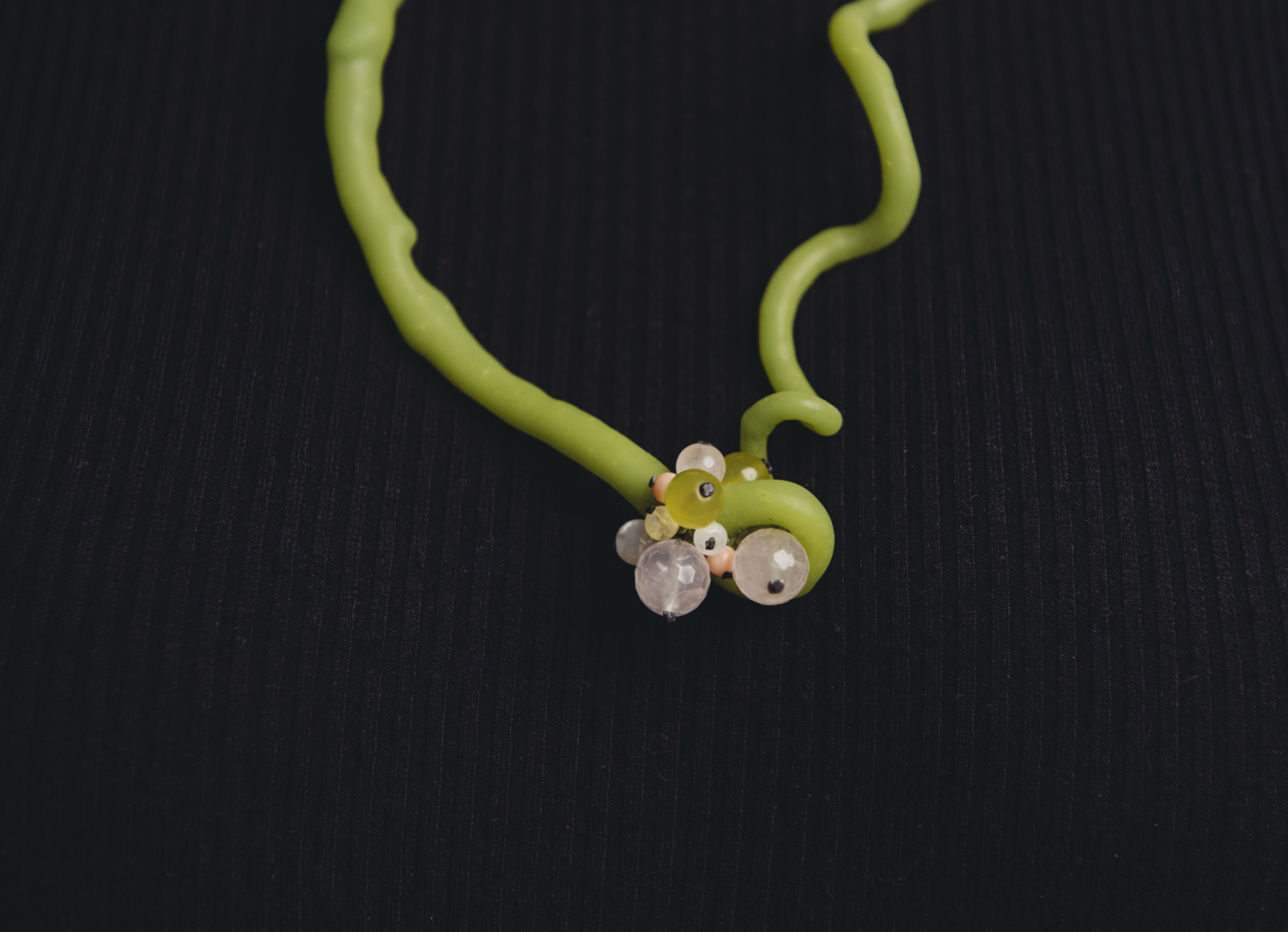 Neck Object, GREEN SQUIGGLE