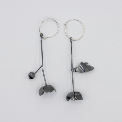 Earrings, Butter cup