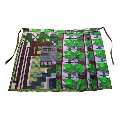 Art to wear, Brutalist Warp Skirt Green