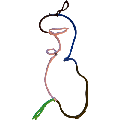 Necklace, Wiggly Necklace #1
